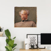 Portrait von Alexandre Dumas fils Poster (Heimbüro)