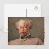 Portrait von Alexandre Dumas fils Postkarte (Vorne/Hinten)