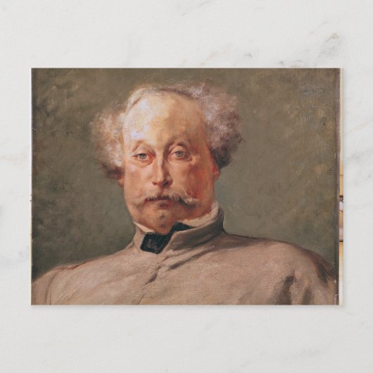 Portrait von Alexandre Dumas fils Postkarte (Vorderseite)