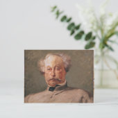 Portrait von Alexandre Dumas fils Postkarte (Stehend Vorderseite)