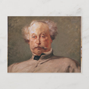 Portrait von Alexandre Dumas fils Postkarte