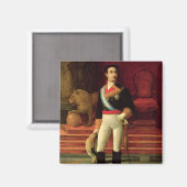 Portrait von Alfonso XII 1876 Magnet (Vorderseite/Rückseite)