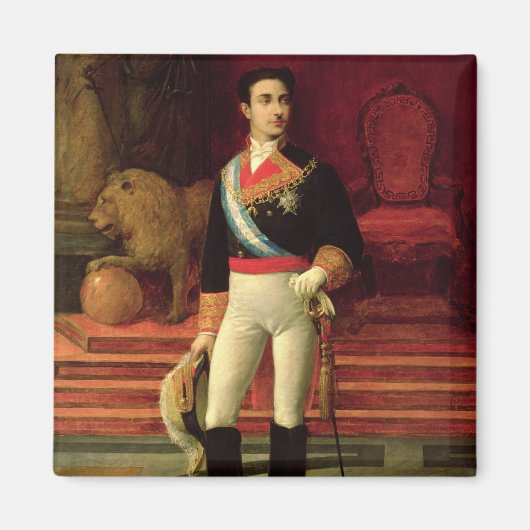 Portrait von Alfonso XII 1876 Magnet (Vorne)