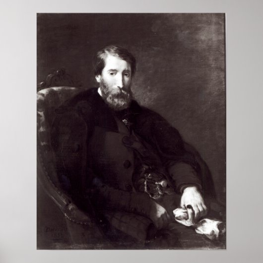 Portrait von Alfred Bruyas Poster (Vorne)