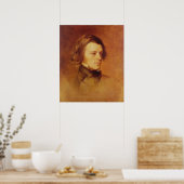 Portrait von Alfred Lord Tennyson Poster (Küche)