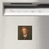 Portrait von Algernon Charles Swinburne 1867 Magnet (In Situ (Geschirrspüler))