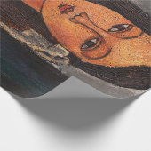Portrait von Alice, Modigliani Geschenkpapier (Ecke)