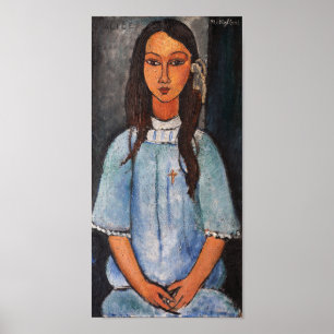 Portrait von Alice, Modigliani Poster
