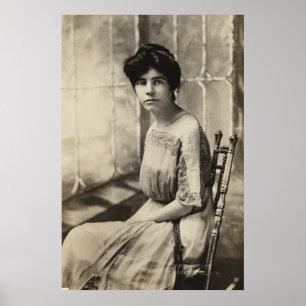 Portrait von Alice Paul Poster
