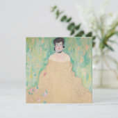 Portrait von Amalie Zuckerkandl von Gustav Klimt (Stehend Vorderseite)
