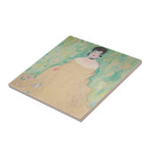 Portrait von Amalie Zuckerkandl von Gustav Klimt Fliese (Seite)