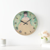 Portrait von Amalie Zuckerkandl von Gustav Klimt Große Wanduhr (Zuhause)