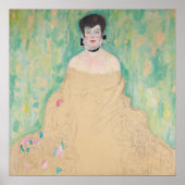 Portrait von Amalie Zuckerkandl von Gustav Klimt Poster (Vorne)