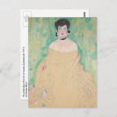 Portrait von Amalie Zuckerkandl von Gustav Klimt Postkarte (Vorne/Hinten)