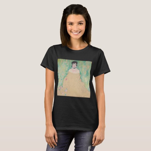 Portrait von Amalie Zuckerkandl von Gustav Klimt T-Shirt (Vorne ganz)