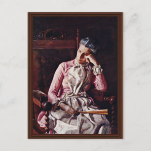 Portrait von Amelia Van Buren von Thomas Eakins ( Postkarte