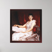 Portrait von Amy Augusta, Lady Coleridge Leinwanddruck (Vorderseite)