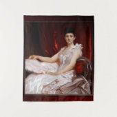 Portrait von Amy Augusta, Lady Coleridge Wandteppich (Vorderseite)