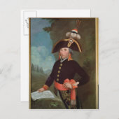 Portrait von Andre Massena Postkarte (Vorne/Hinten)