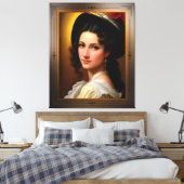 Portrait von Andrea Heshenburg von Xzendor7 Leinwanddruck (Insitu (Schlafzimmer))