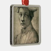 Portrait von Andrea Quaratesi, c.1532 Silbernes Ornament (Rechts)