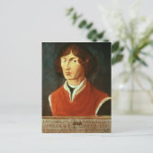 Portrait von Andreus Nikolaus Copernicus 1575 Postkarte (Stehend Vorderseite)