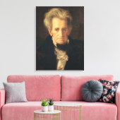 Portrait von Andrew Jackson Leinwanddruck (Insitu (Wohnzimmer))