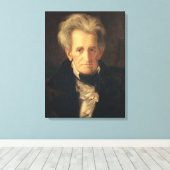 Portrait von Andrew Jackson Leinwanddruck (Insitu (Holzboden))