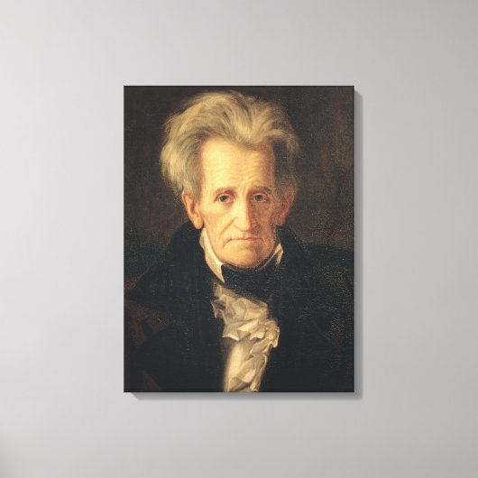 Portrait von Andrew Jackson Leinwanddruck (Vorderseite)