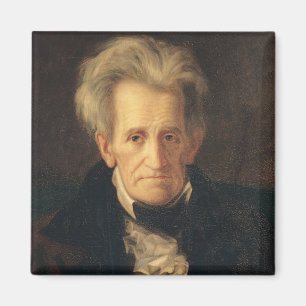 Portrait von Andrew Jackson Magnet