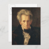 Portrait von Andrew Jackson Postkarte (Vorne/Hinten)