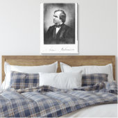 Portrait von Andrew Johnson Leinwanddruck (Insitu (Schlafzimmer))