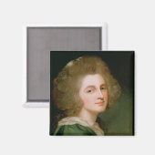 Portrait von Ann Barbara Russell Magnet (Vorderseite/Rückseite)