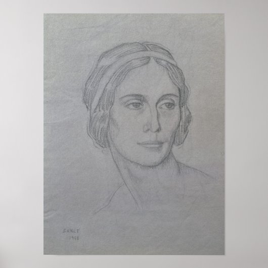 Portrait von Anna Pavlova , 1908 Poster (Vorne)