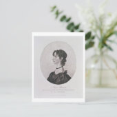 Portrait von Anne Bronte (1820-49) aus einem zeich Postkarte (Stehend Vorderseite)
