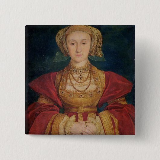 Portrait von Anne von Cleves 1539 Button (Vorderseite)