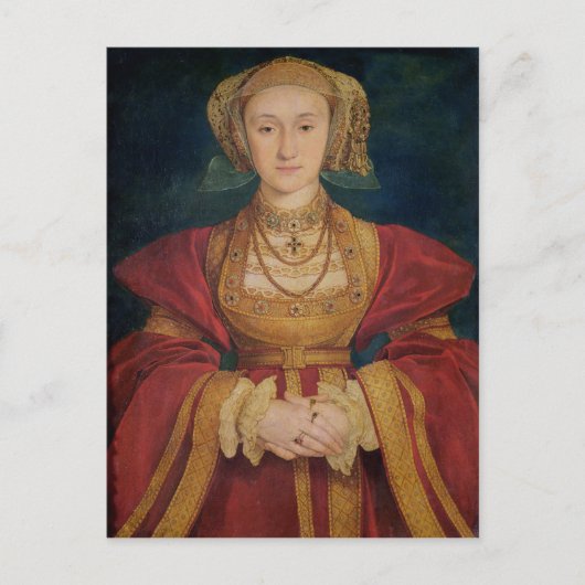 Portrait von Anne von Cleves 1539 Postkarte (Vorderseite)