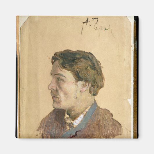Portrait von Anton Chekhov Magnet (Vorne)