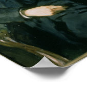 Portrait von Anton Pavlowitsch Tschechow, 1898 Poster (Ecke)