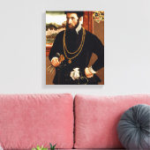 Portrait von Anton Rummel von Liechtenan Leinwanddruck (Insitu (Wohnzimmer))