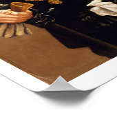 Portrait von Anton Rummel von Liechtenan Poster (Ecke)