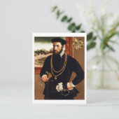 Portrait von Anton Rummel von Liechtenan Postkarte (Stehend Vorderseite)