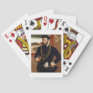 Portrait von Anton Rummel von Liechtenan Spielkarten