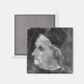 Portrait von Antonio Pollaiuolo Magnet (Vorderseite/Rückseite)