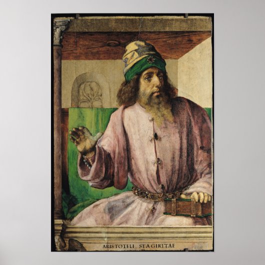 Portrait von Aristoteles, c.1475 Poster (Vorne)