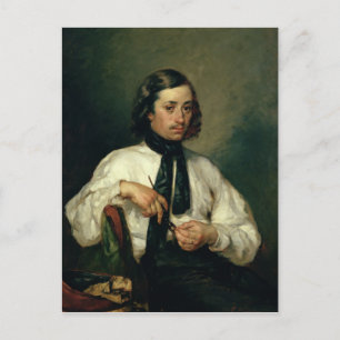 Portrait von Armand Ono, bekannt als Der Mann mit Postkarte