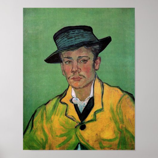 Portrait von Armand Roulin Van Gogh Fine Art Poster (Vorne)