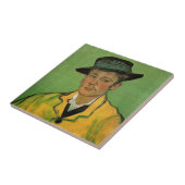 Portrait von Armand Roulin von Vincent van Gogh Fliese (Seite)