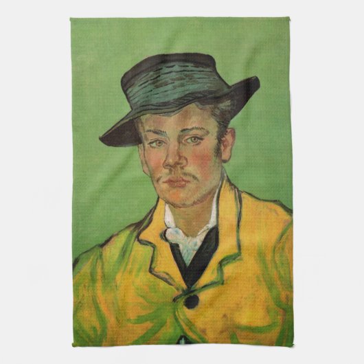 Portrait von Armand Roulin von Vincent van Gogh Geschirrtuch (Vertikal)