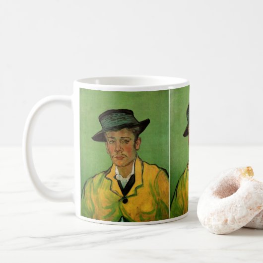 Portrait von Armand Roulin von Vincent van Gogh Kaffeetasse (Mit Donut)